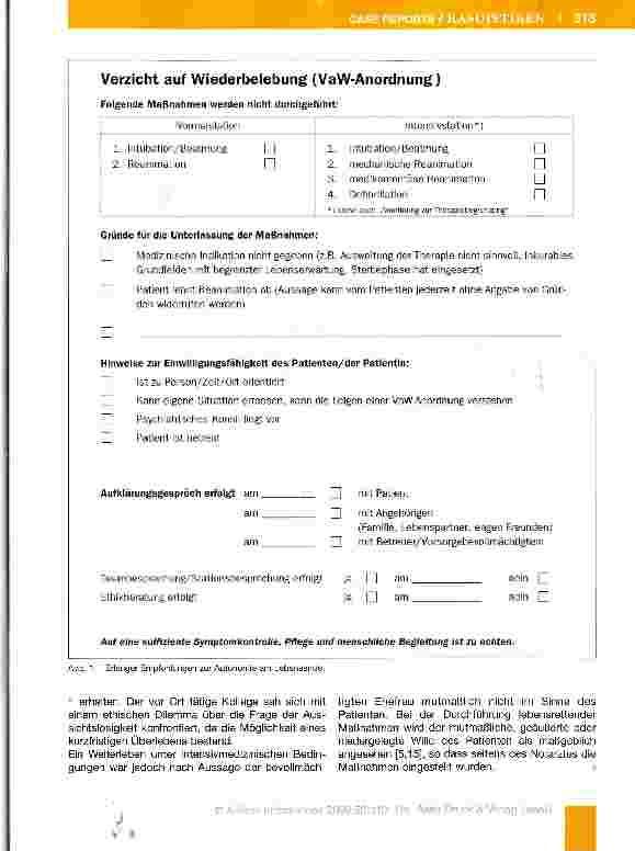 Vorschauseite 4: Entscheidungen am Lebensende bei präklinischer Reanimation