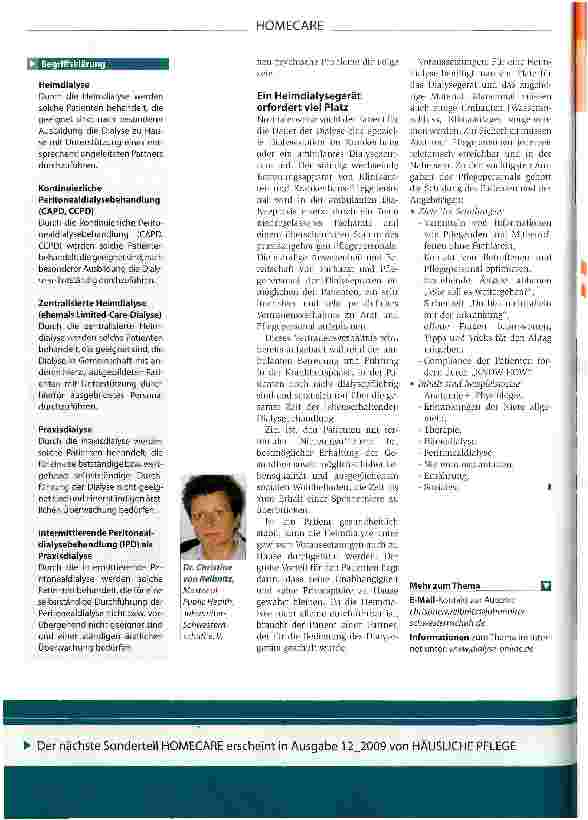 Vorschauseite 3: Eine komplizierte und belastende Therapie