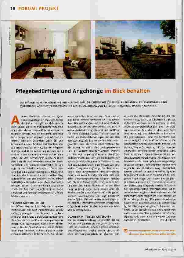 Vorschauseite 1: Pflegebedürftige und Angehörige im Blick behalten