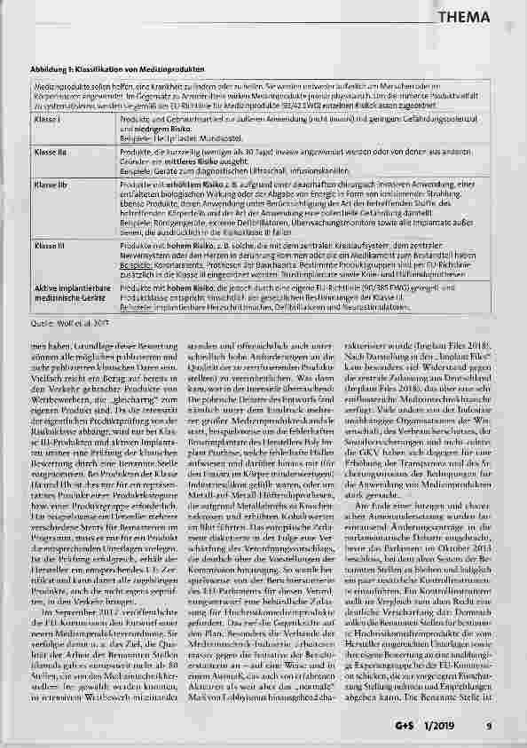 Vorschauseite 2: Implant Files, Medizinprodukterecht und Patientensicherheit: Antworten der Politik