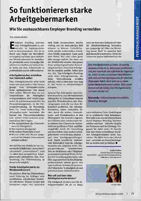 Vorschauseite 1: So funktionieren starke Arbeitgebermarken