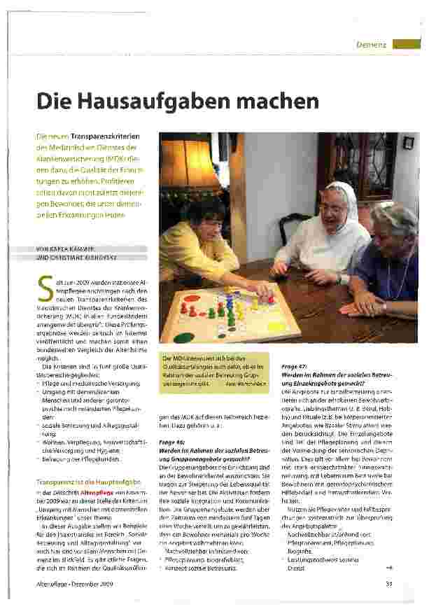 Vorschauseite 1: Die Hausaufgaben machen
