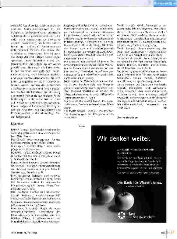 Vorschauseite 6: Kommt der Pflegenotstand?