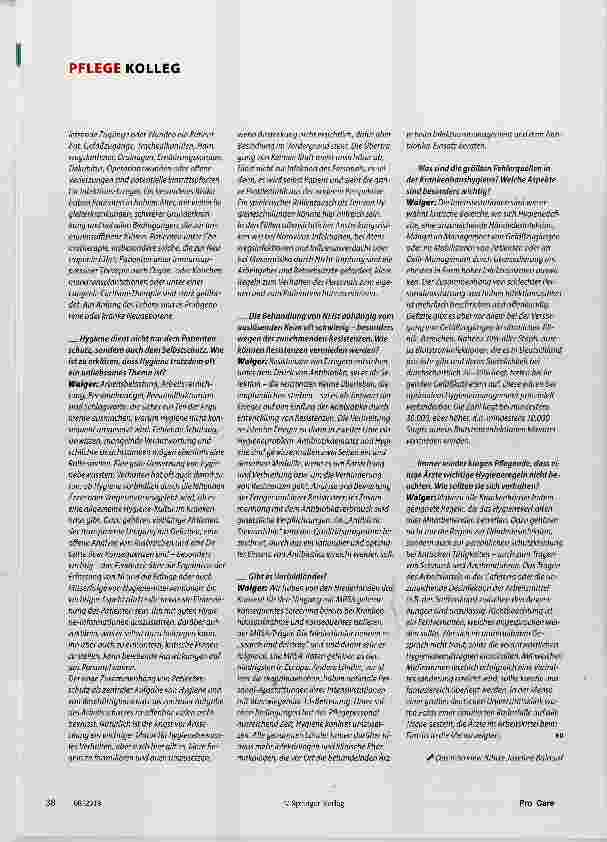 Vorschauseite 2: Hygiene leben
