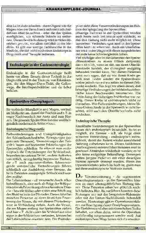 Vorschauseite 2: Gastroenterologische Endoskopie