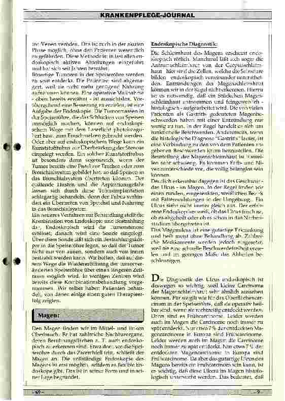Vorschauseite 3: Gastroenterologische Endoskopie