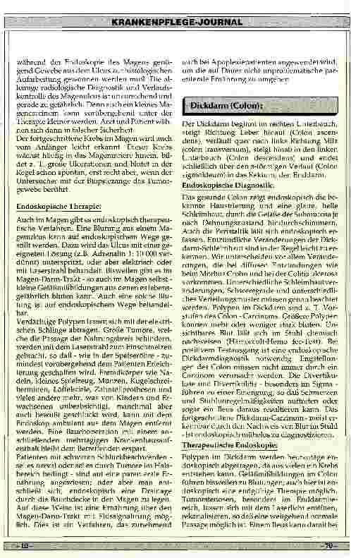 Vorschauseite 4: Gastroenterologische Endoskopie