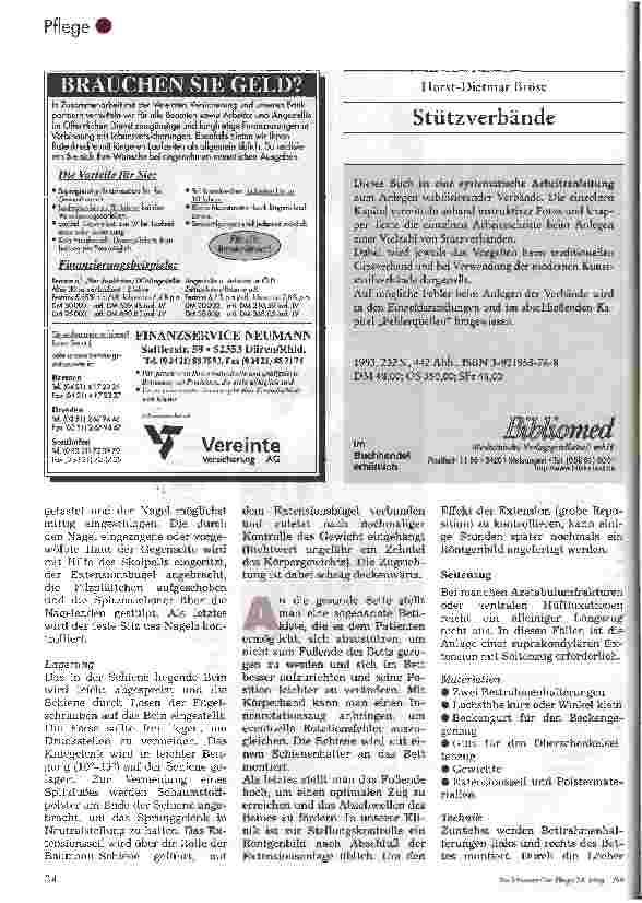 Vorschauseite 4: Knochenbruchbehandlung mit Hilfe von Streckverbänden
