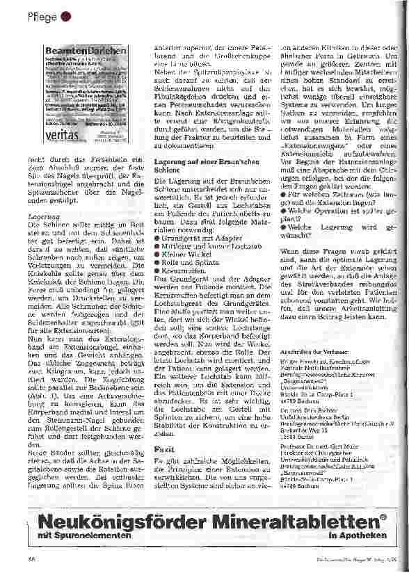 Vorschauseite 6: Knochenbruchbehandlung mit Hilfe von Streckverbänden