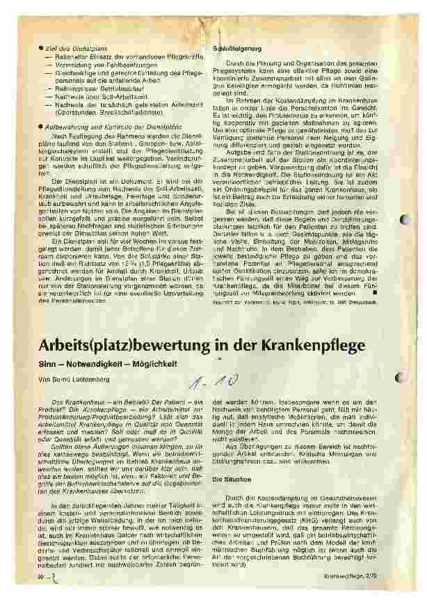 Vorschauseite 3: Personaleinsatz und Pflegeleistung
