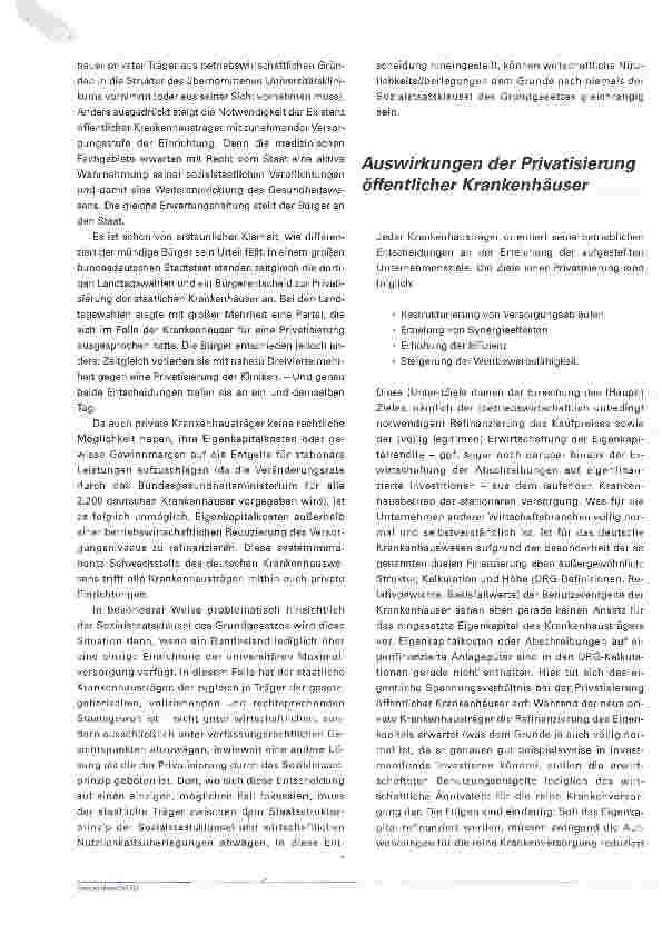 Vorschauseite 6: Die Grenzen der Privatisierung
