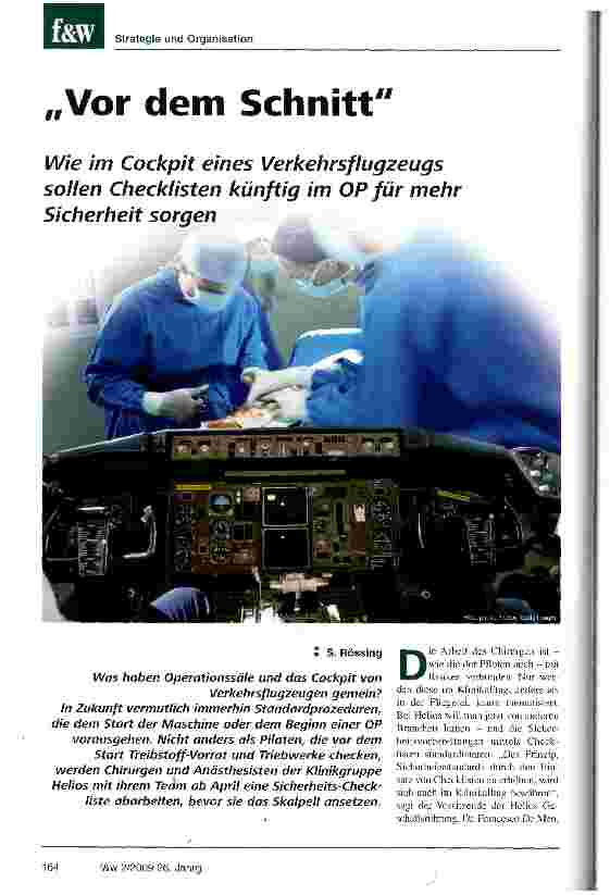 Vorschauseite 1: Vor dem Schnitt