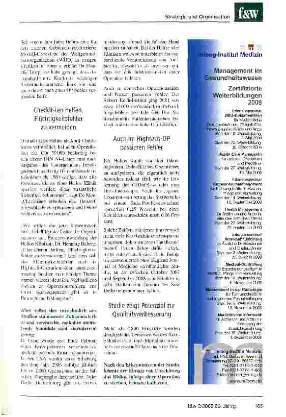 Vorschauseite 2: Vor dem Schnitt