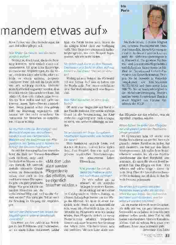 Vorschauseite 2: Ich schwatze in der Beratung niemandem etwas auf