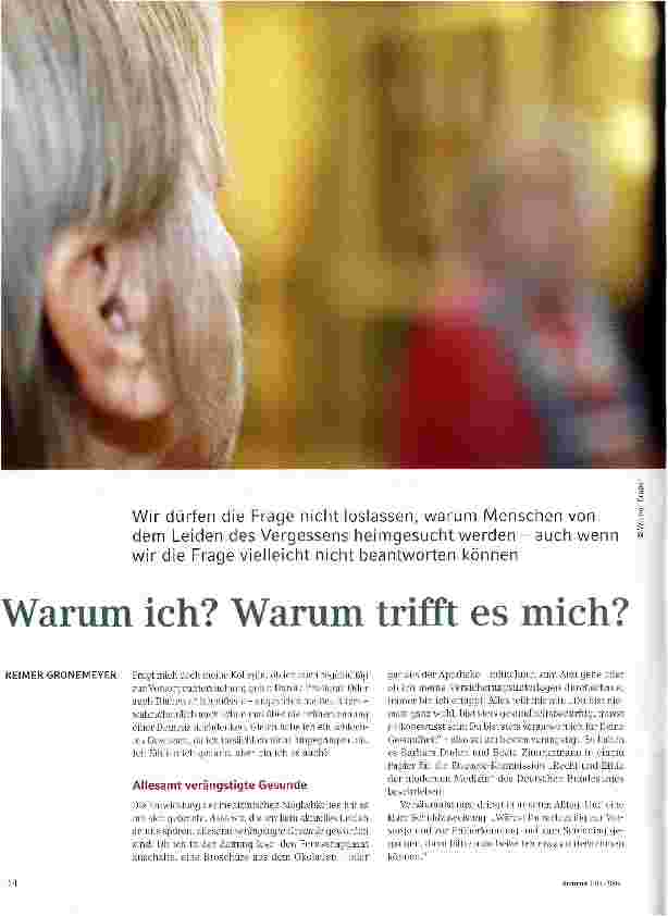 Vorschauseite 1: Warum ich? Warum trifft es mich?
