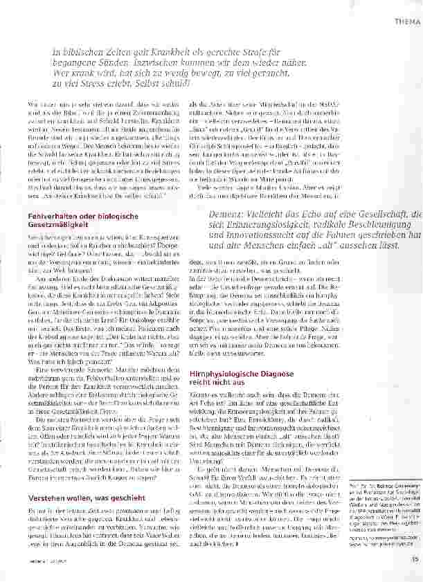 Vorschauseite 2: Warum ich? Warum trifft es mich?