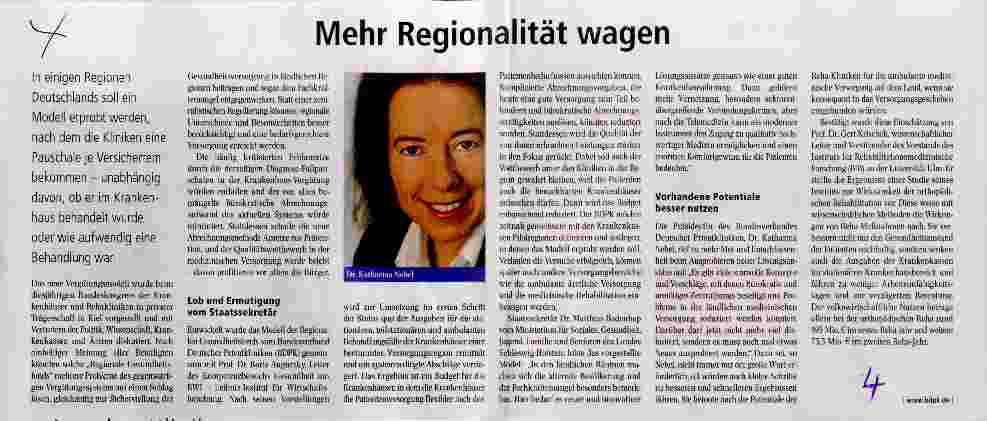 Vorschauseite 1: Mehr Regionalität wagen