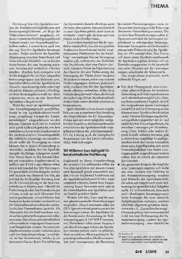 Vorschauseite 5: Teurer Stillstand: Nicht-Reform im Apothekenmarkt