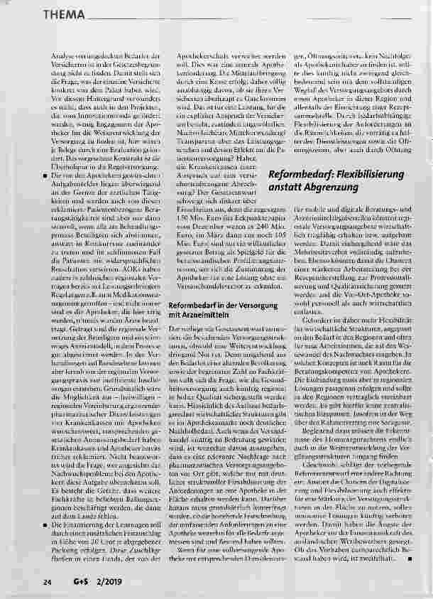 Vorschauseite 6: Teurer Stillstand: Nicht-Reform im Apothekenmarkt