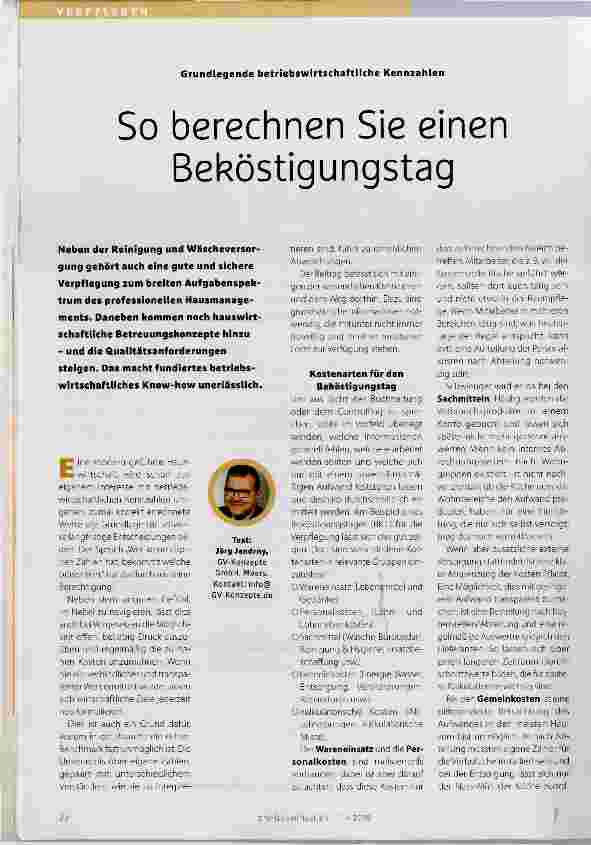 Vorschauseite 1: So berechnen Sie einen Beköstigungstag