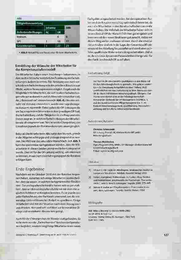 Vorschauseite 5: Zirkeltraining im OP