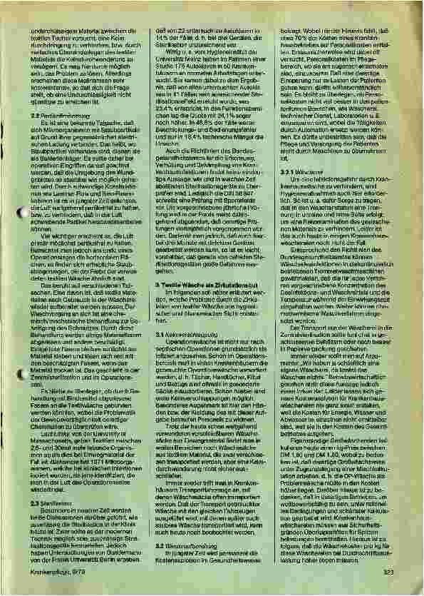 Vorschauseite 2: Ist textile Operationswäsche durch Einweg-Material ersetzbar?