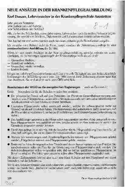 Vorschauseite 1: Neue Ansätze in der Krankenpflegeausbildung