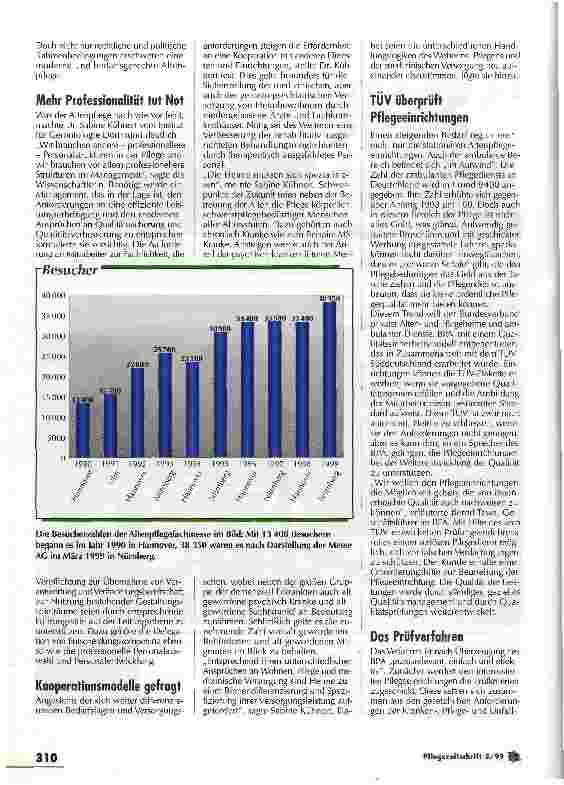 Vorschauseite 3: Der Markt boomt, doch Pflegende und Gepflegte leiden Altenpflege meldet Rekordzahlen