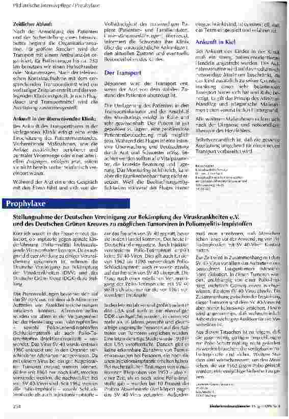 Vorschauseite 3: Lufttransporte herzkranker Kinder und Neugeborener