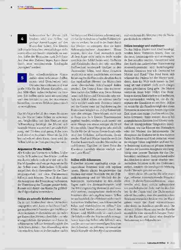 Vorschauseite 4: Das Stillkind mit Diabetes mellitus Typ 1