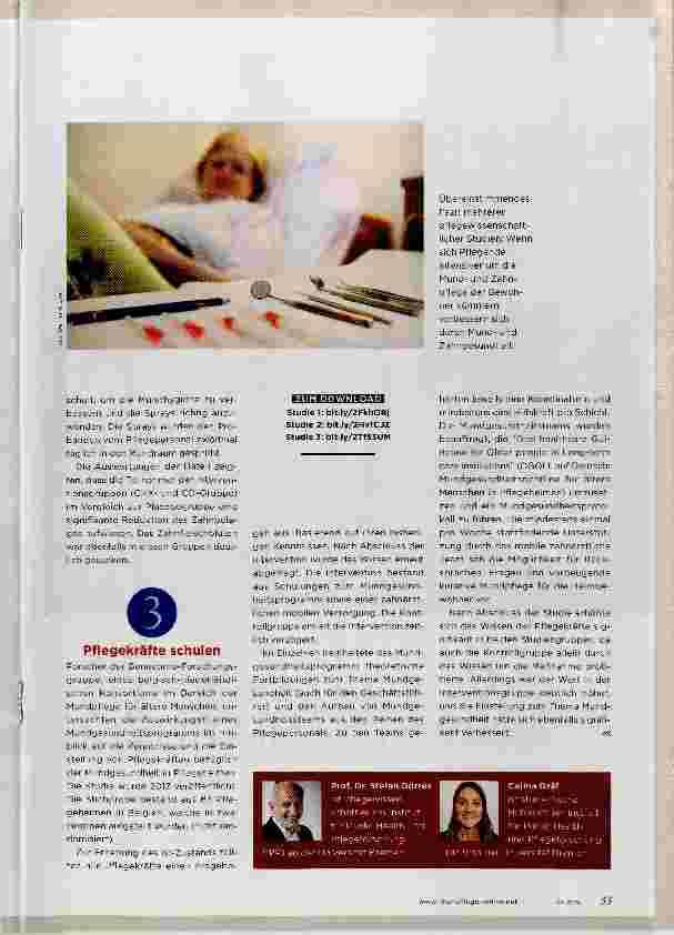 Vorschauseite 2: GESUND IM MUND Was hilft?