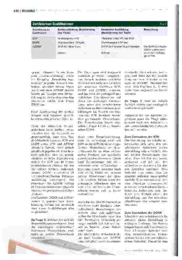 Vorschauseite 3: Wundmanagement Fortund Weiterbildungen in Deutschland