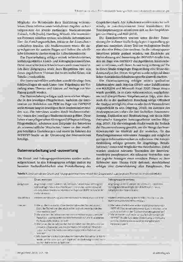 Vorschauseite 4: Freiheitseinschränkung aus Sicht der Interessenvertretungen von Pflegeheimbewohnerinnen und -bewohnern ene qualitative Studie