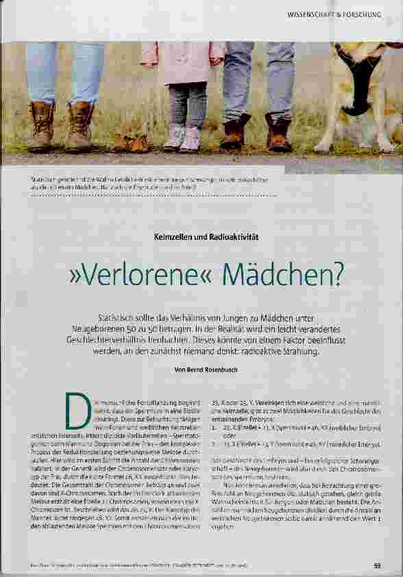 Vorschauseite 1: »Verlorene« Mädchen?