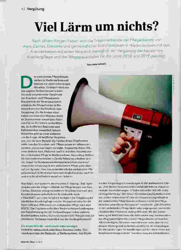 Vorschauseite 1: Viel Lärm um nichts?