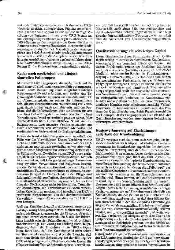 Vorschauseite 4: Möglichkeiten und Chancen diagnosebezogener Fallpauschalen und anderer alternativer Entgeltungssysteme
