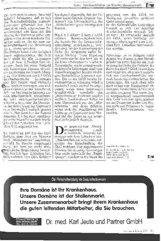 Vorschauseite 4: Angemessenes Arzthonorar