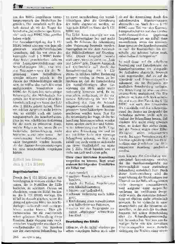 Vorschauseite 2: Das Krankenhaus als Nothelfer Zum Kostenerstattungsanspruch nach § 121 HGB