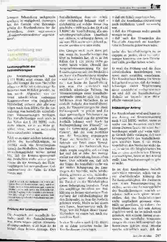Vorschauseite 3: Das Krankenhaus als Nothelfer Zum Kostenerstattungsanspruch nach § 121 HGB