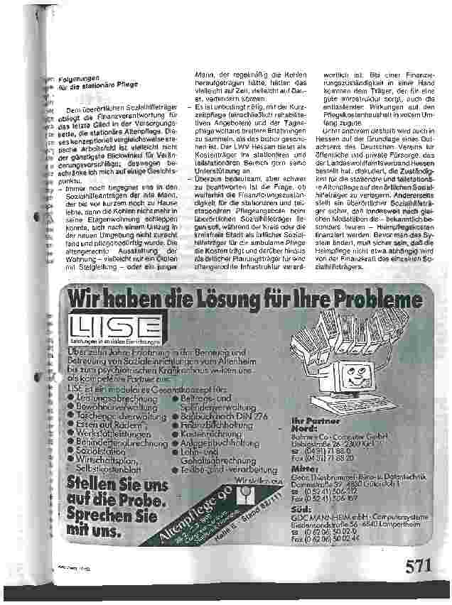 Vorschauseite 2: Altenhilfearbeit im ländlichen Raum