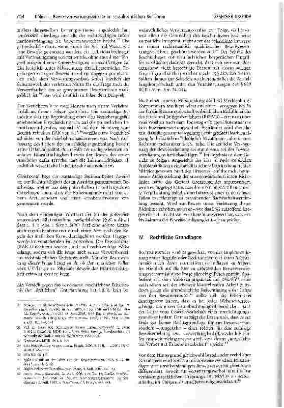 Vorschauseite 4: Beweisverwertungsverbote infolge der Verletzung von Hinweis-und Belehrungspflichten im sozialrechtlichen Verfahren
