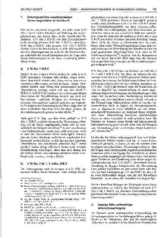 Vorschauseite 5: Beweisverwertungsverbote infolge der Verletzung von Hinweis-und Belehrungspflichten im sozialrechtlichen Verfahren