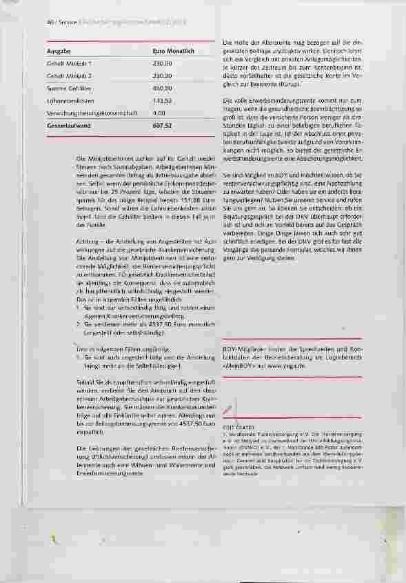 Vorschauseite 3: Neues aus der (Renten-)Anstalt