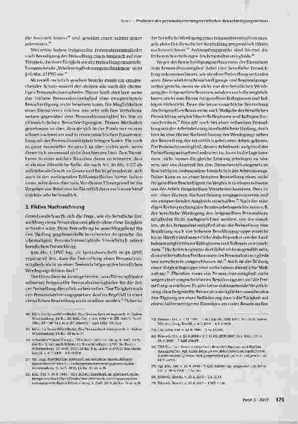 Vorschauseite 4: Probleme des personalvertretungsrechtlichen Benachteiligungsverbots