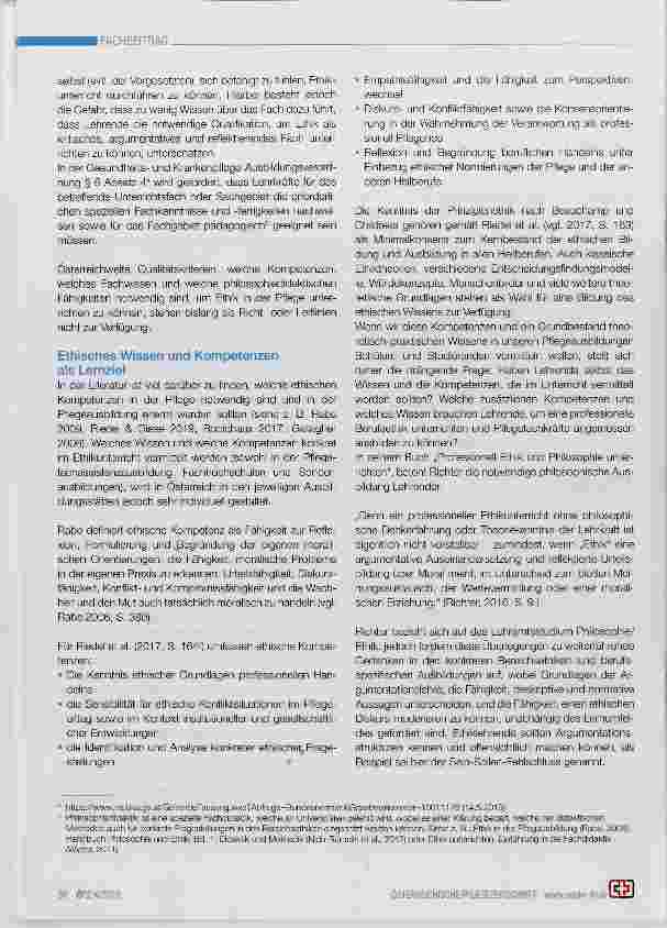 Vorschauseite 2: Pflegeethik in der Ausbildung - Grundlage professionellen Handelns