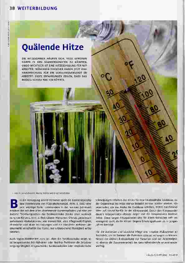Vorschauseite 1: Quälende Hitze