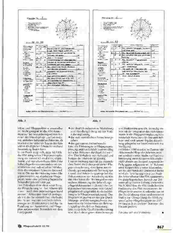 Vorschauseite 6: Pflegeprozessplanung kann billiger und besser sein Integration des FIM-Assessment