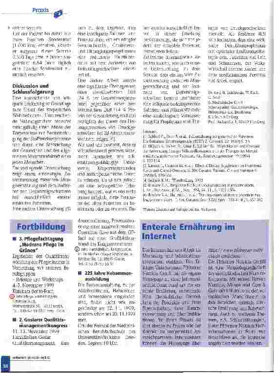 Vorschauseite 3: Mangelernährung und Dekubitus