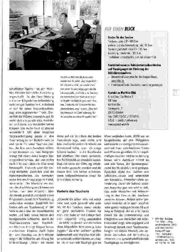 Vorschauseite 2: Ich fühlte mich frei wie ein Fisch