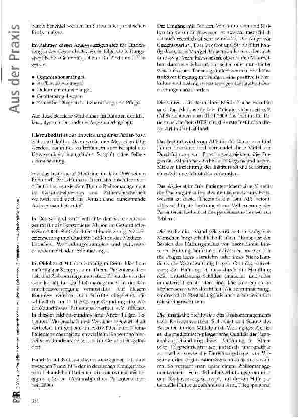 Vorschauseite 3: Pflegerecht und Patientensicherheit im Lichte der Delegations-, Substitutionsund Allokationsdiskussionen